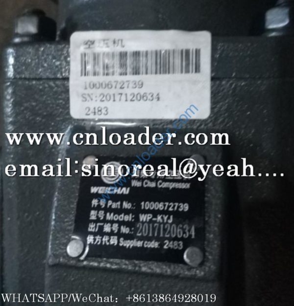 Weichai 13026014 Compressor 1000672739 - Image 2