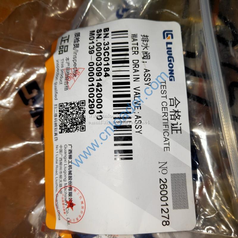 Liugong Drain Valve 33C0184 - Image 2
