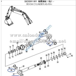 Liugong Excavator Bushing 55A3410