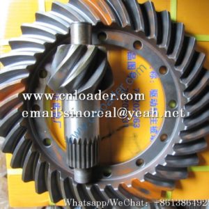 SDLG 75202362 50 loader  rear axle screw bevel gear set 75202363 driving gear 75200431 passive gear