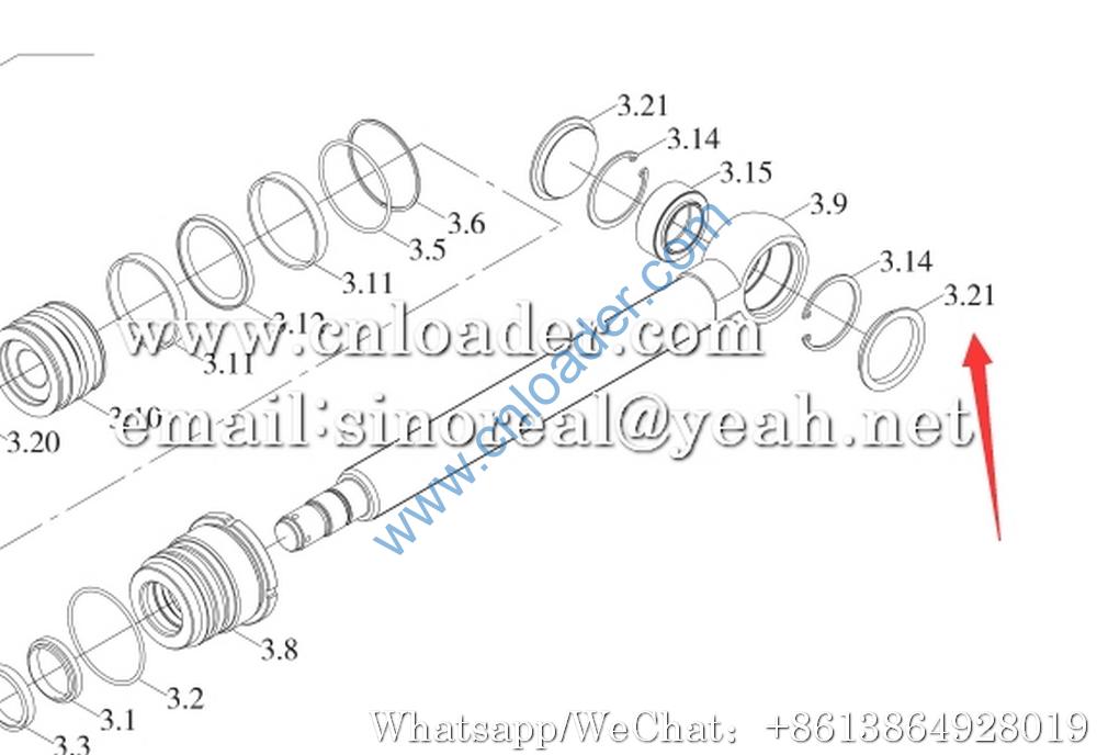 Foton Lovol dust ring 9D650-54A010009A0