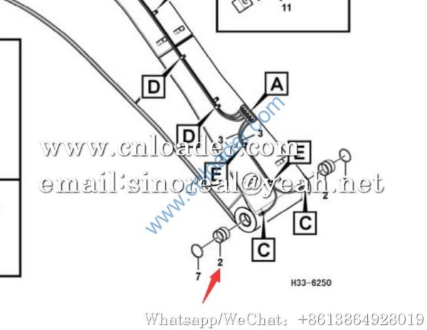 SDLG Bushing 11212086 14510102