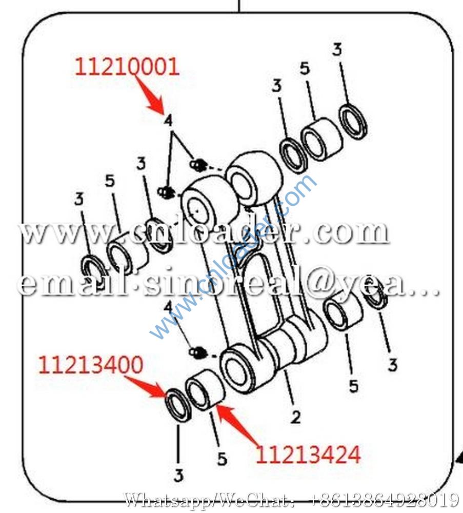 SDLG Bushing 11213424 14547395 - Image 2