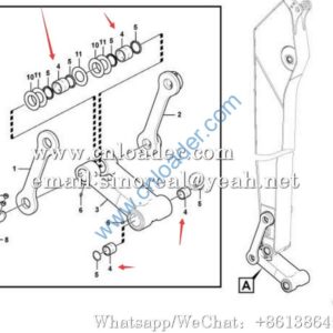 SDLG 11214231 14880984  bushing