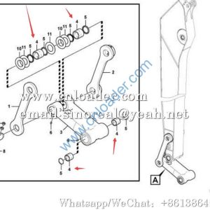 SDLG 11214231 14880984 bushing