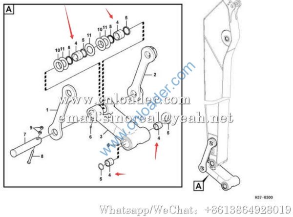 SDLG 11214231 14880984  bushing
