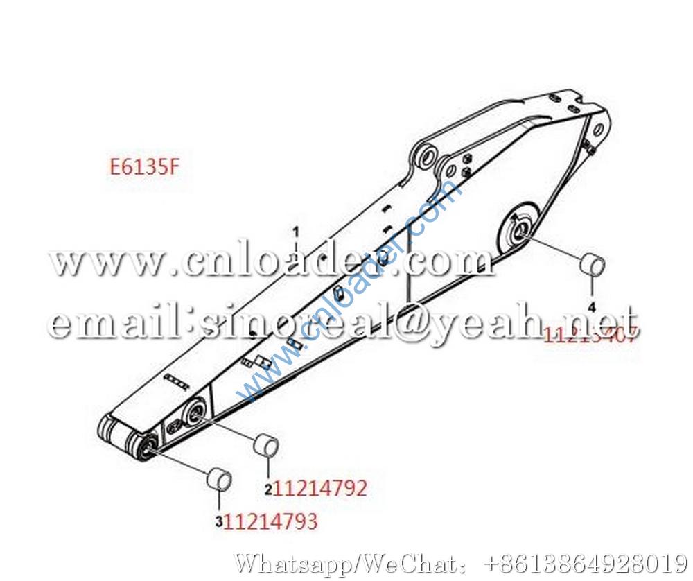 SDLG Bushing 11214792 14546057