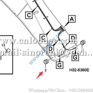SDLG Bushing 11215217 14501061--A  14501061