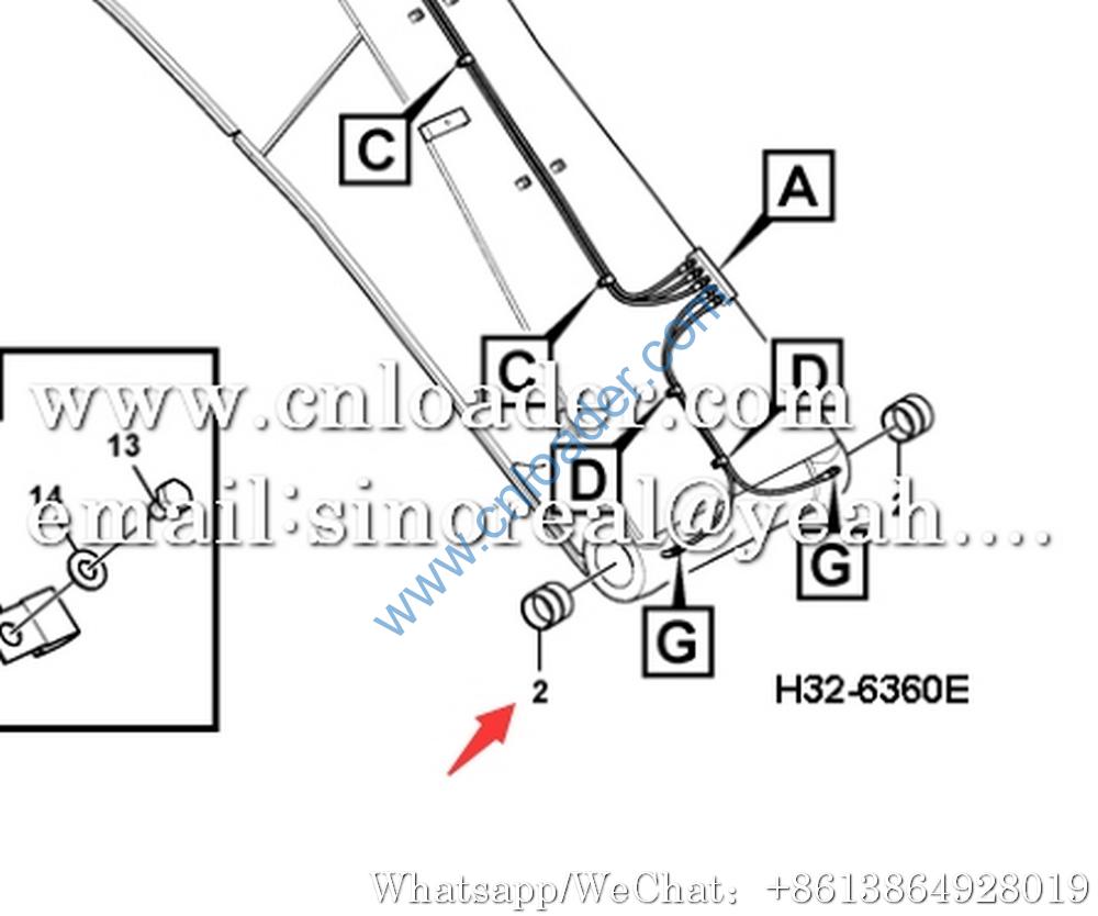 SDLG Bushing 11215217 14501061--A  14501061
