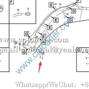 SDLG bushing 11216745 14645737