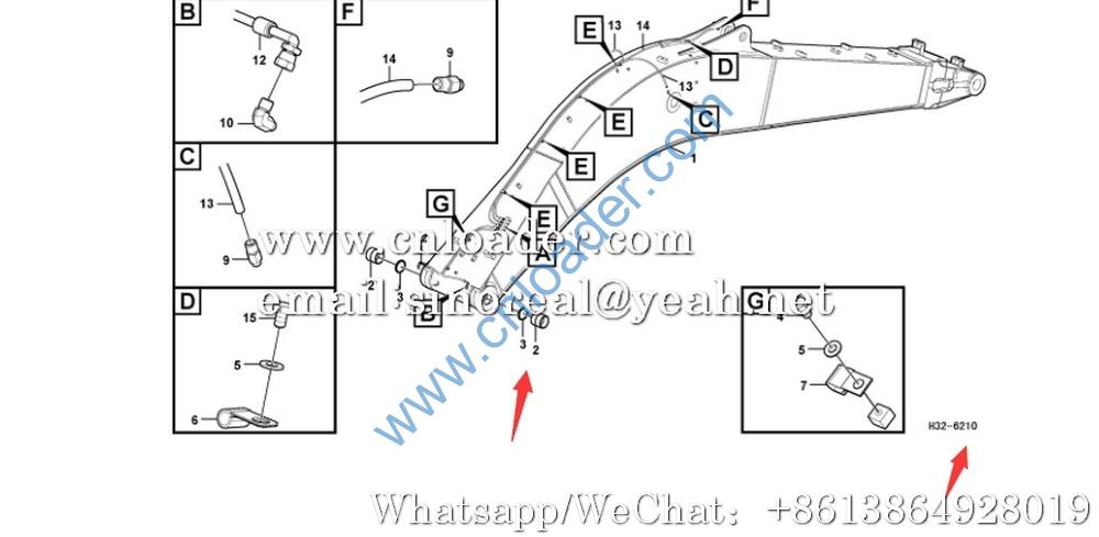 SDLG bushing 11216745 14645737