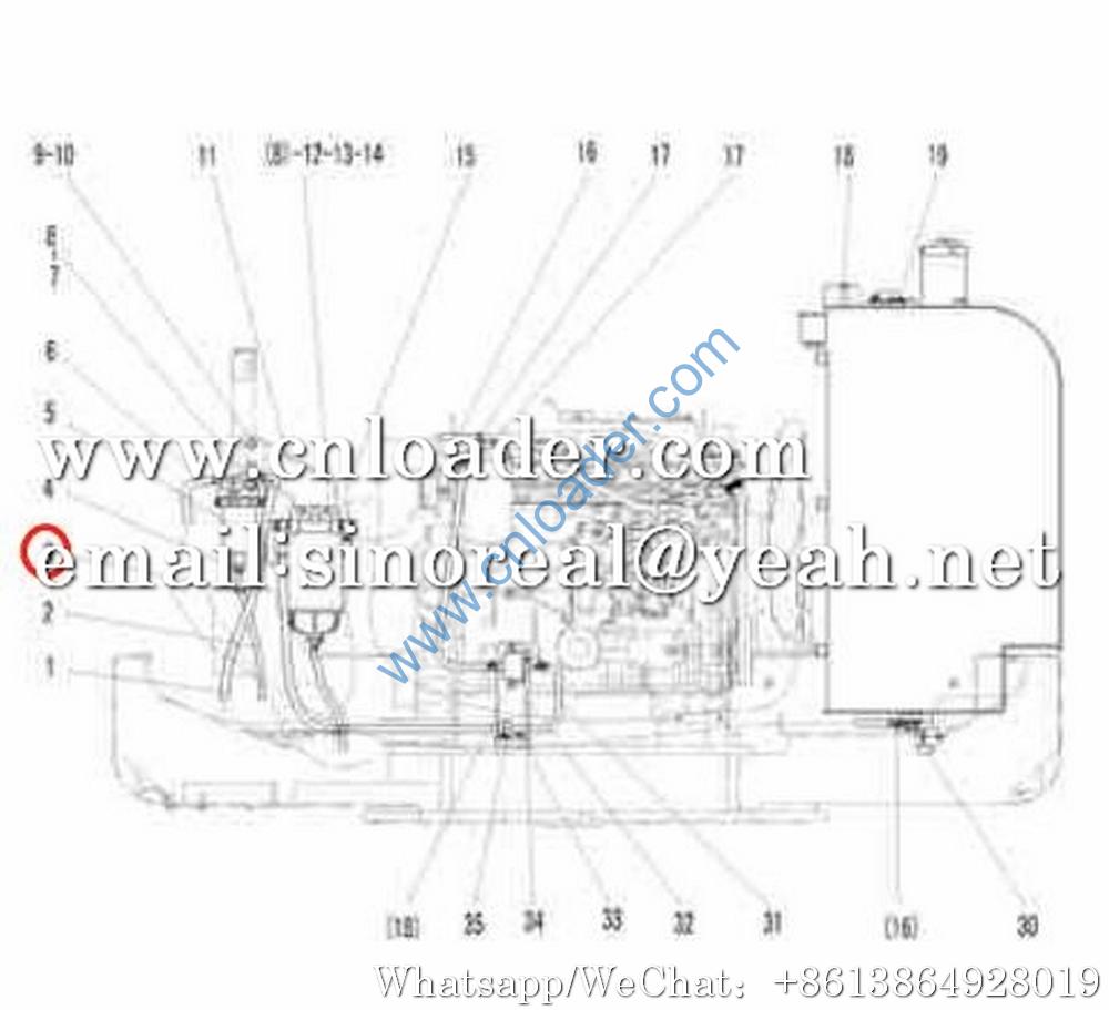 SDLG Rubber sleeve D10 26030002361