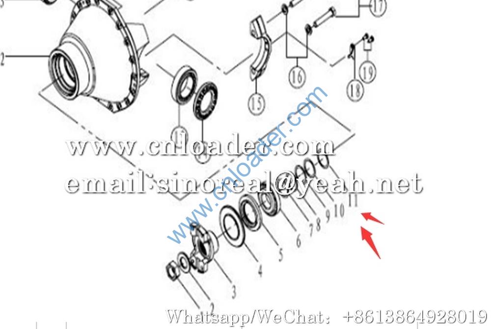 SDLG Spacer 29070012101