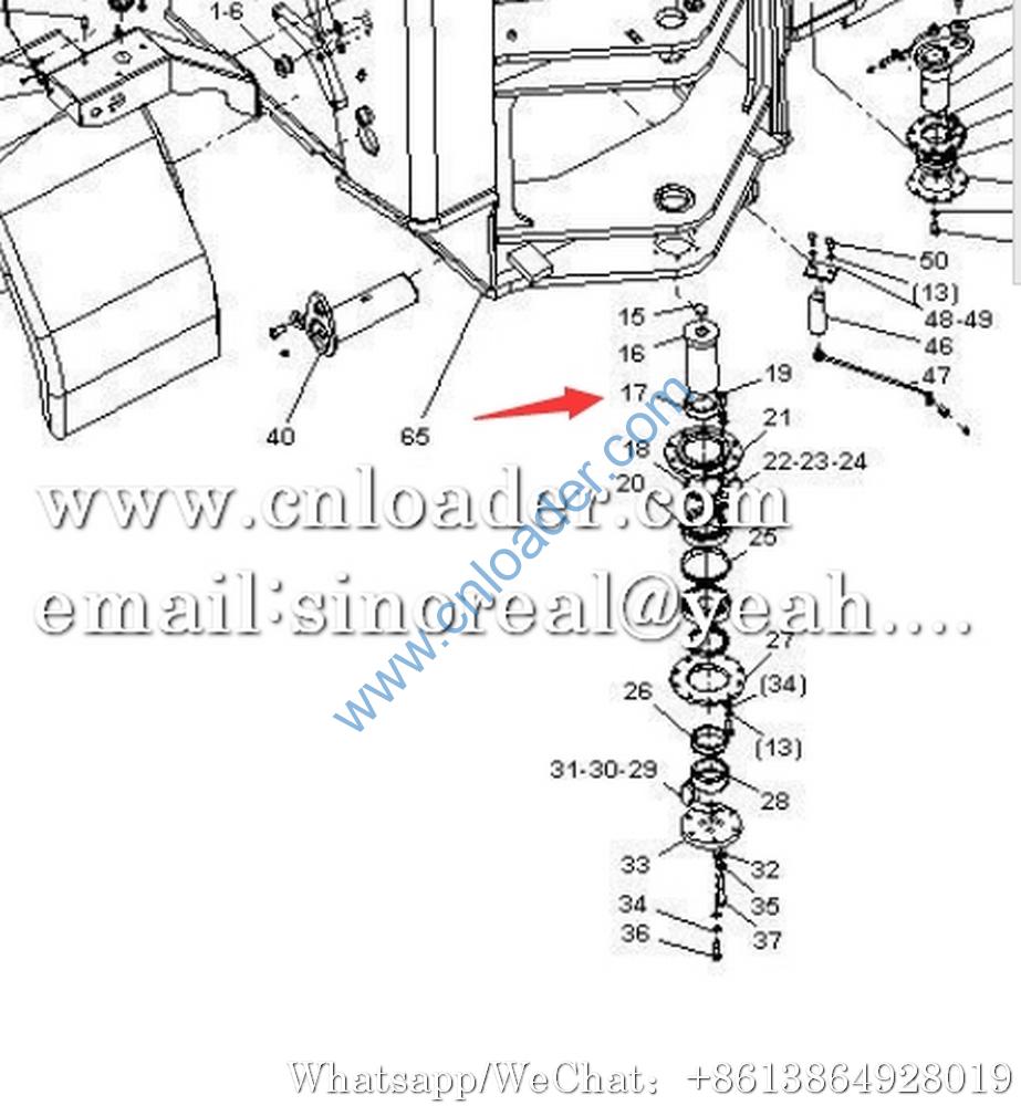 SDLG LG953N sleeve 29250009441