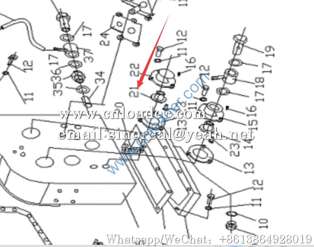 SDLG Bushing  4110000218012 BD05-04002