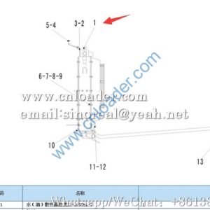 SDLG water (oil) radiator assembly 4110001521  LY-LG936L-3