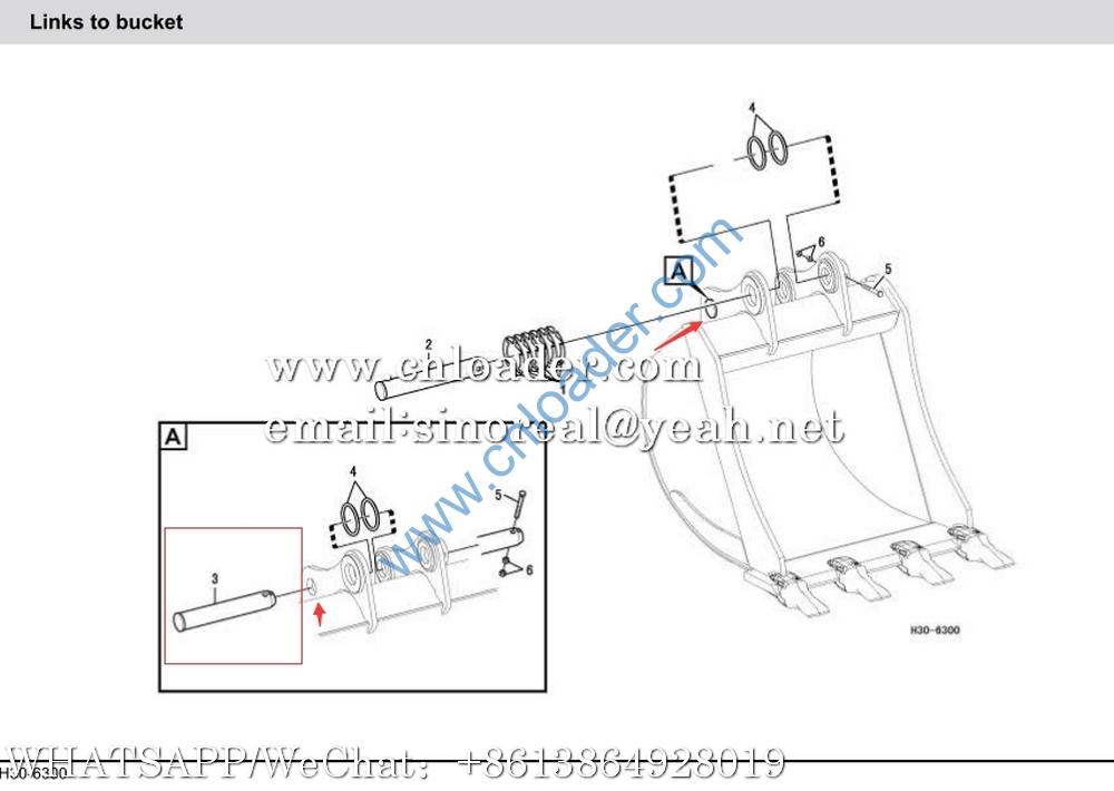 SDLG 6300E pin 11216763 3214511730-B 3214511730