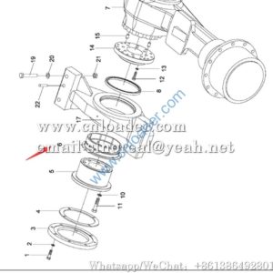 XCMG Bushing  252100475 Z5G.1.6-3 9322161