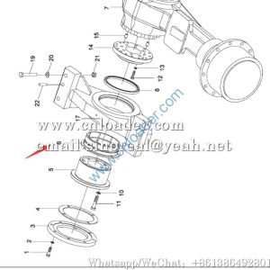 XCMG Bushing 252100475 Z5G.1.6-3 9322161