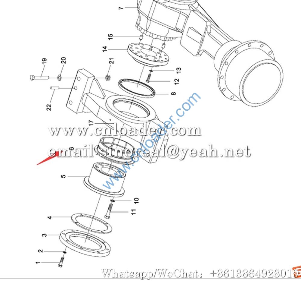 XCMG Bushing 252100475 Z5G.1.6-3 9322161