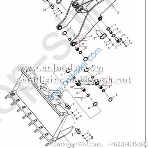 XCMG bucket bushing 252111346 Z5GN.8-1