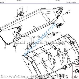SDLG Pin 4043000240 LGB301-40x100x180-40Cr