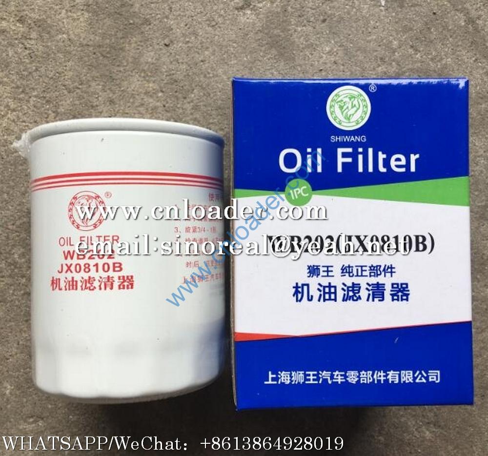 SDLG Oil filter 4110000798001 WB202 JX0810B JX0810D