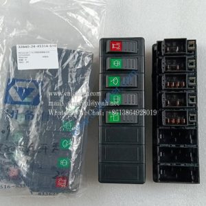 XCMG parts cab rocker switch 9504169 227000309 XS142J.08.1.10.2