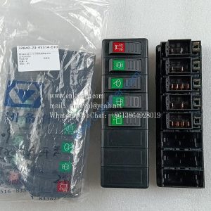 XCMG parts cab rocker switch 9504169 227000309 XS142J.08.1.10.2
