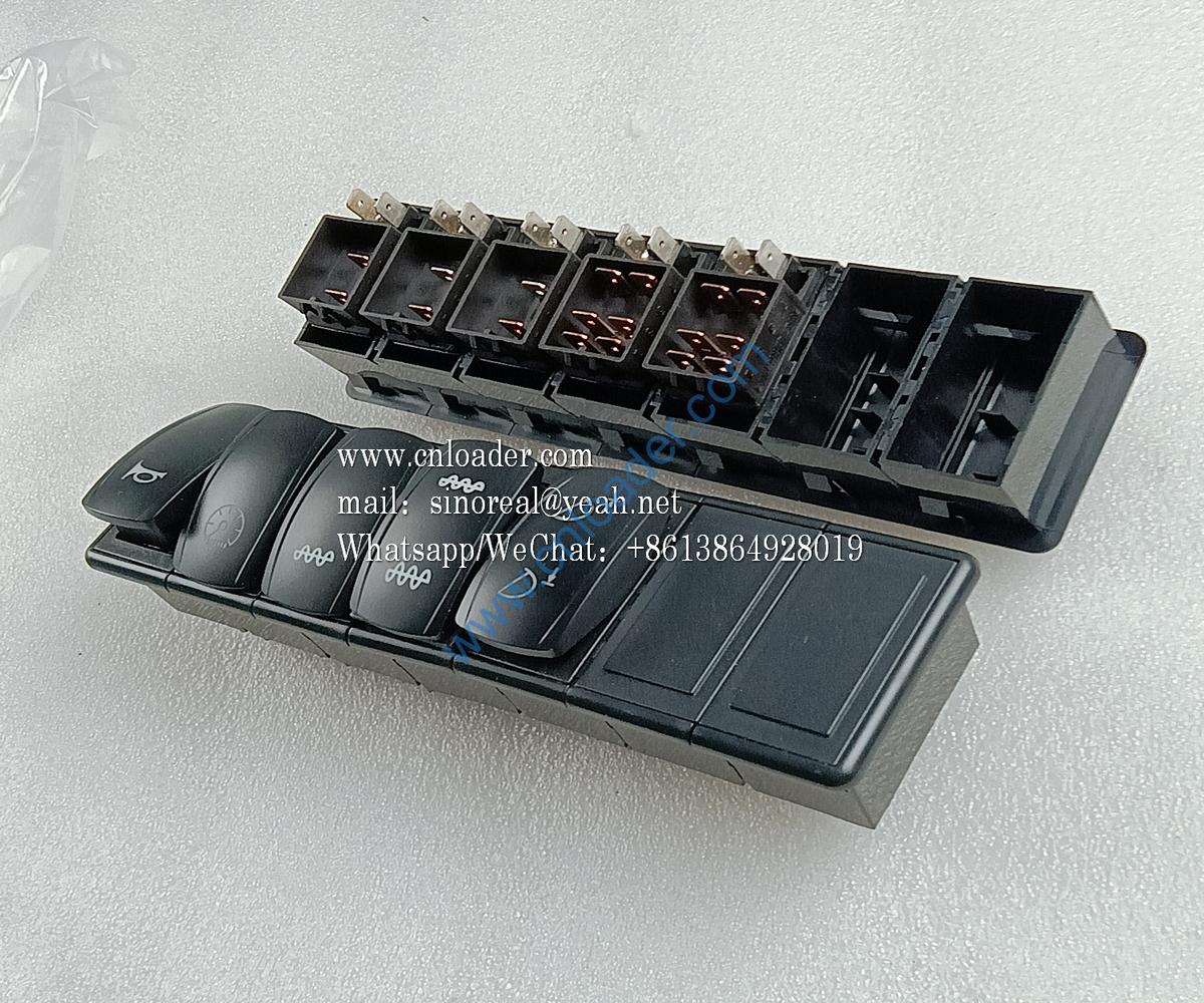 XCMG part rocker switch assembly 228101987 XS83PDBR.7.1.3.2
