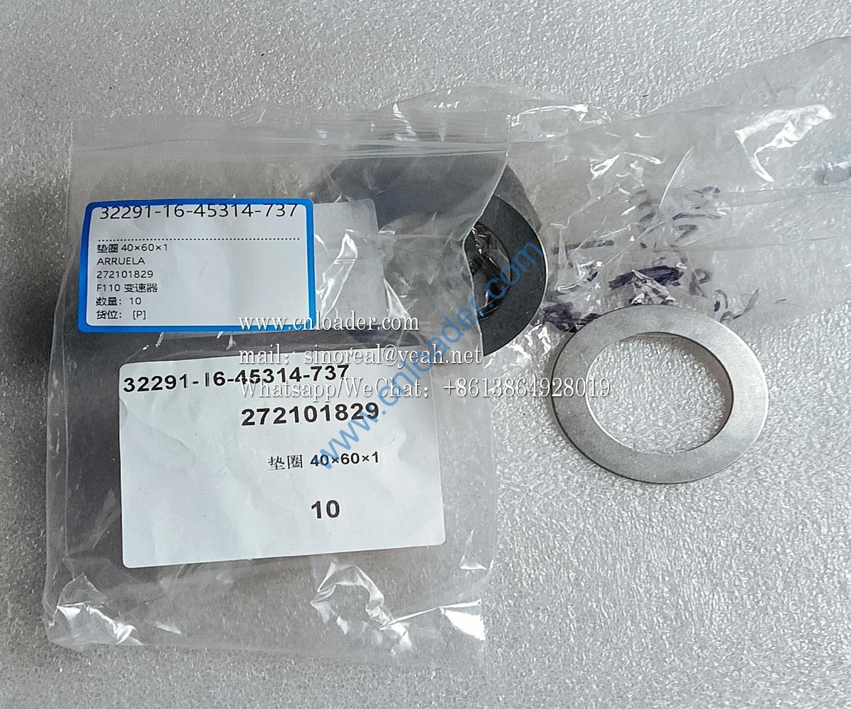 XCMG parts washer 272101829 40×60×1