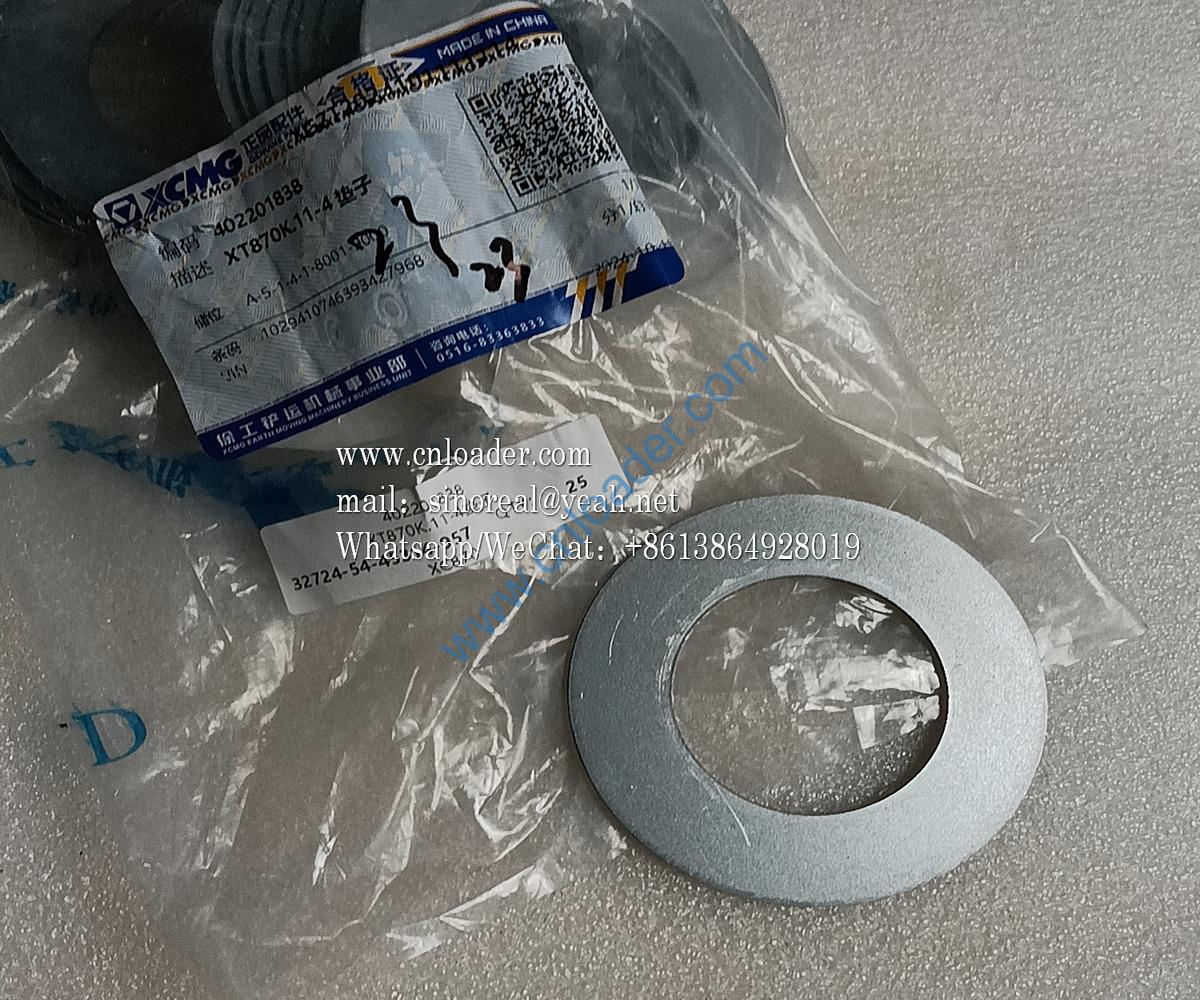 XCMG part gasket 402201838 XT870K.11-4