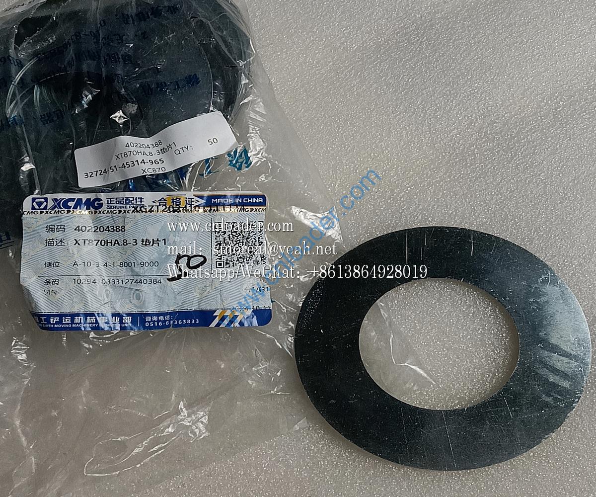 XCMG part gasket 402204388 XT870HA.8-3