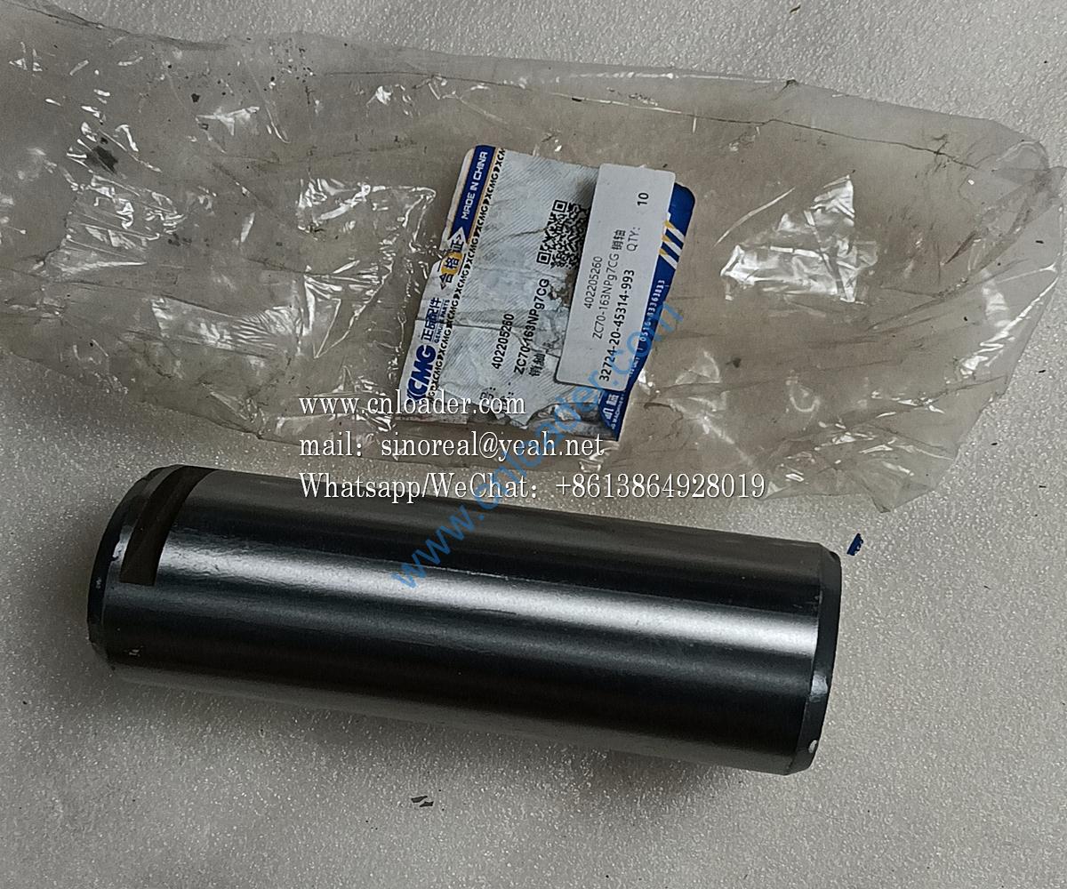 XCMG part pin 402205260 ZC70-163NPg7CG