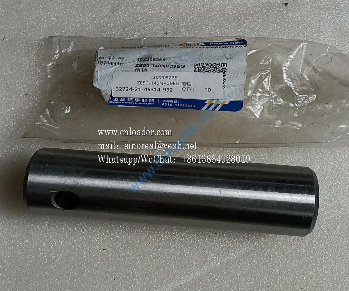 XCMG part pin 402205265 ZE50-140NPd9EG