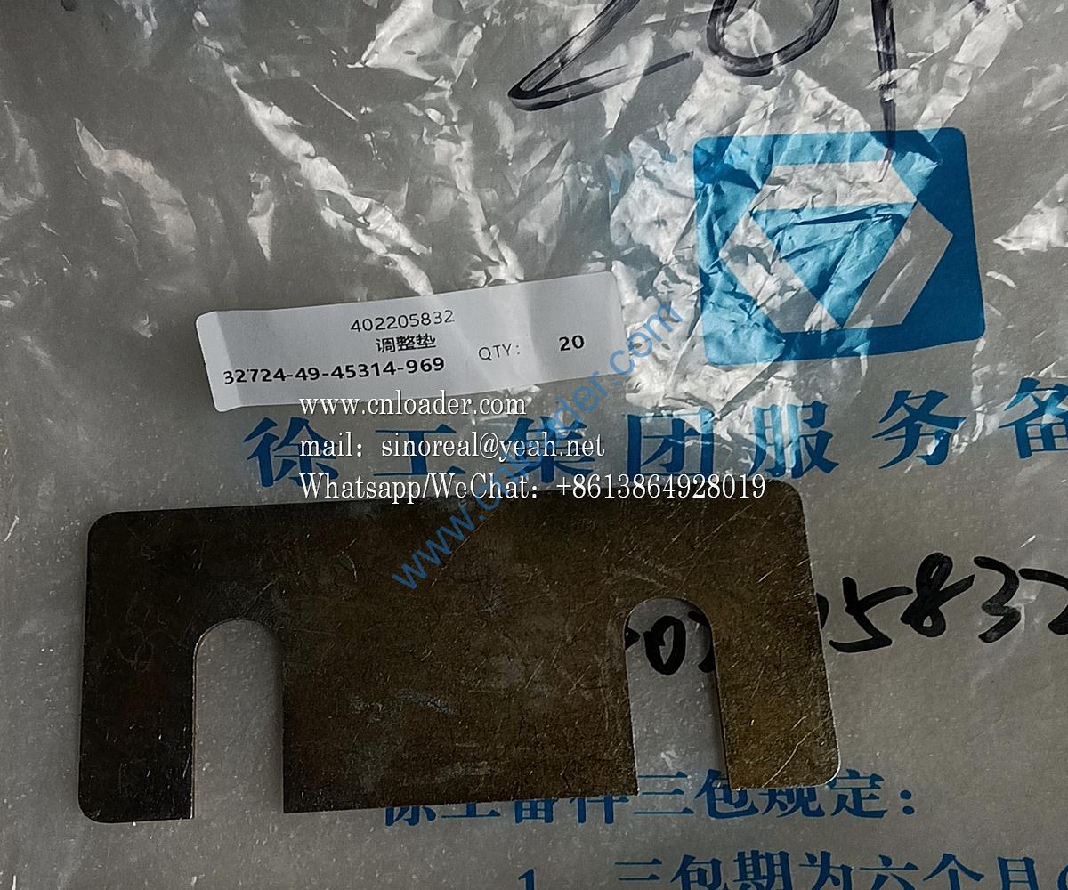 XCMG part Adjustment shim 402205832
