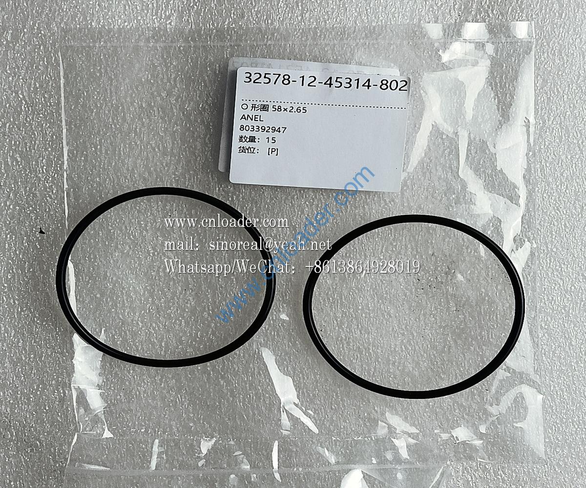 XCMG part O-ring 58×2.65 803392947
