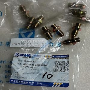 XCMG part Connector  803405054 A6 M10×1