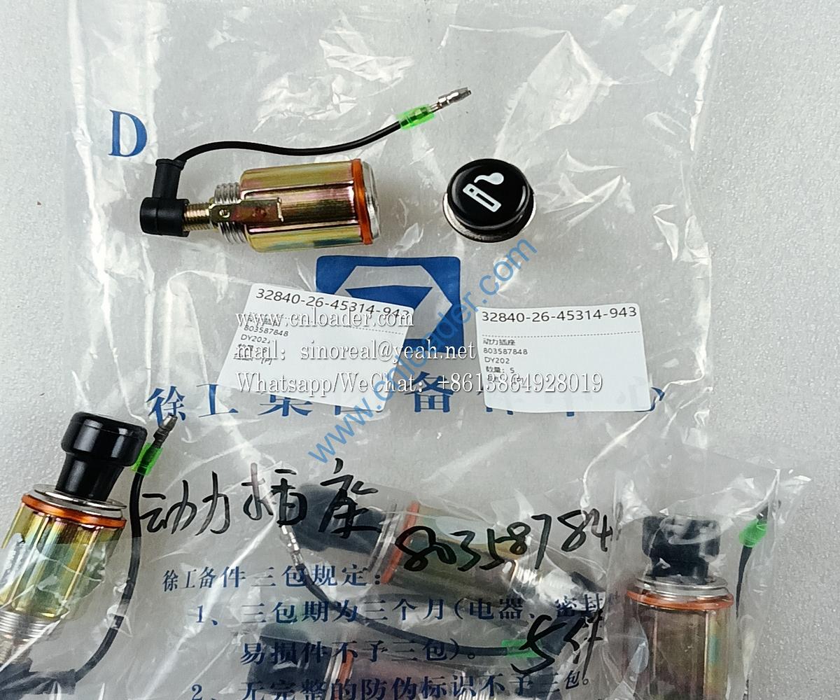 XCMG part power socket 803587848