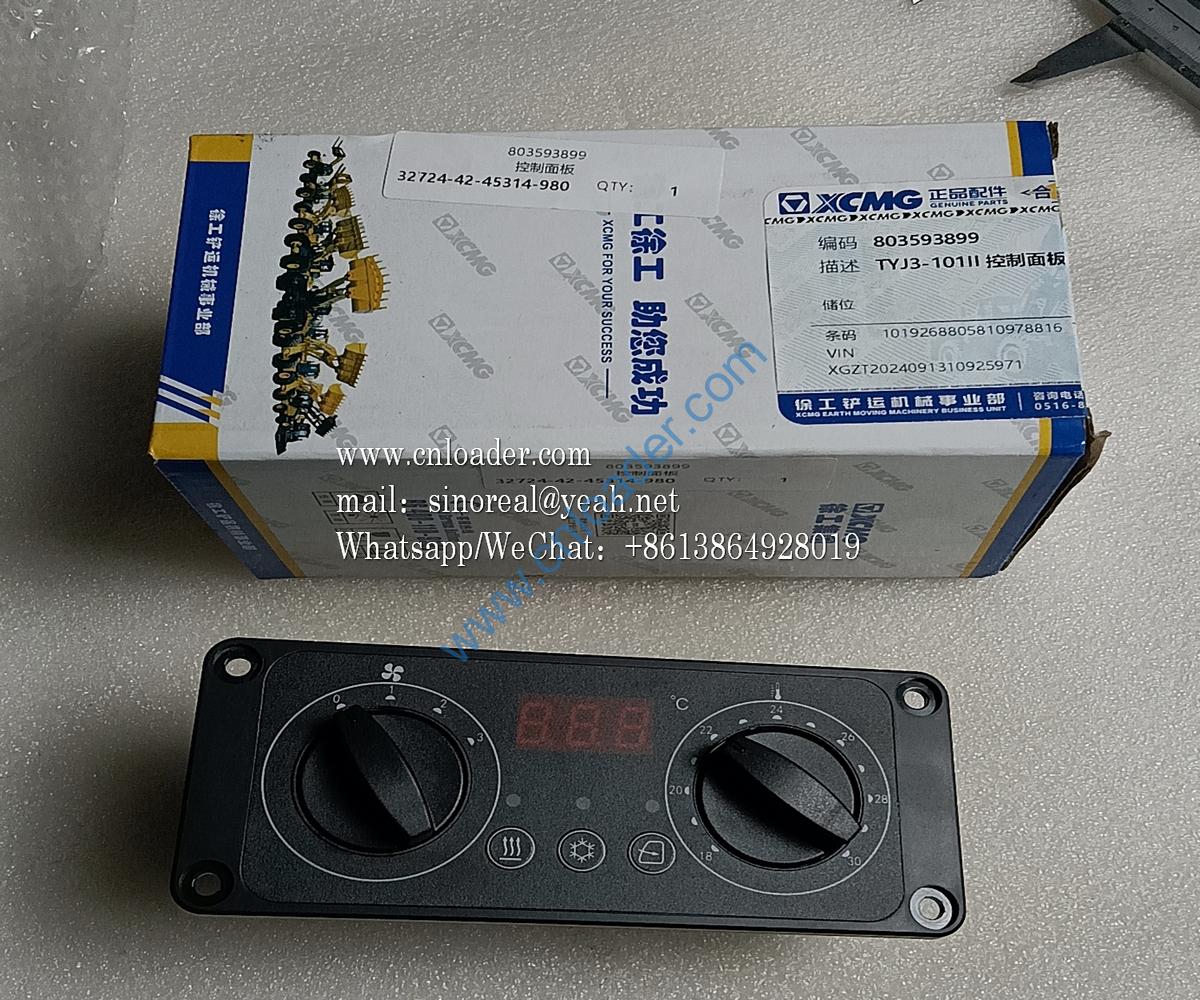 XCMG part Control Panel 803593899
