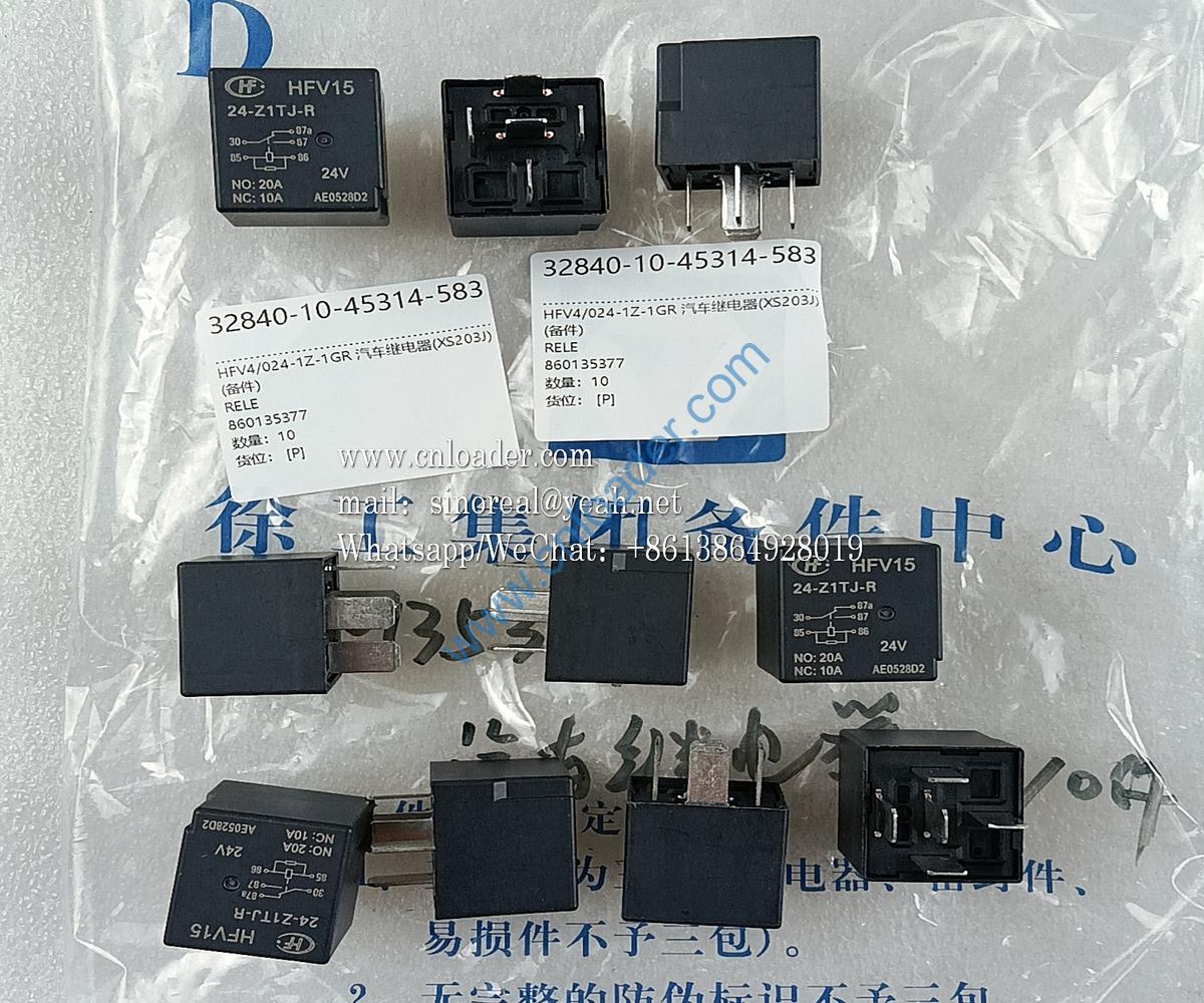 XCMG part relay (XS203J) 860135377 HFV4024-1Z-1GR