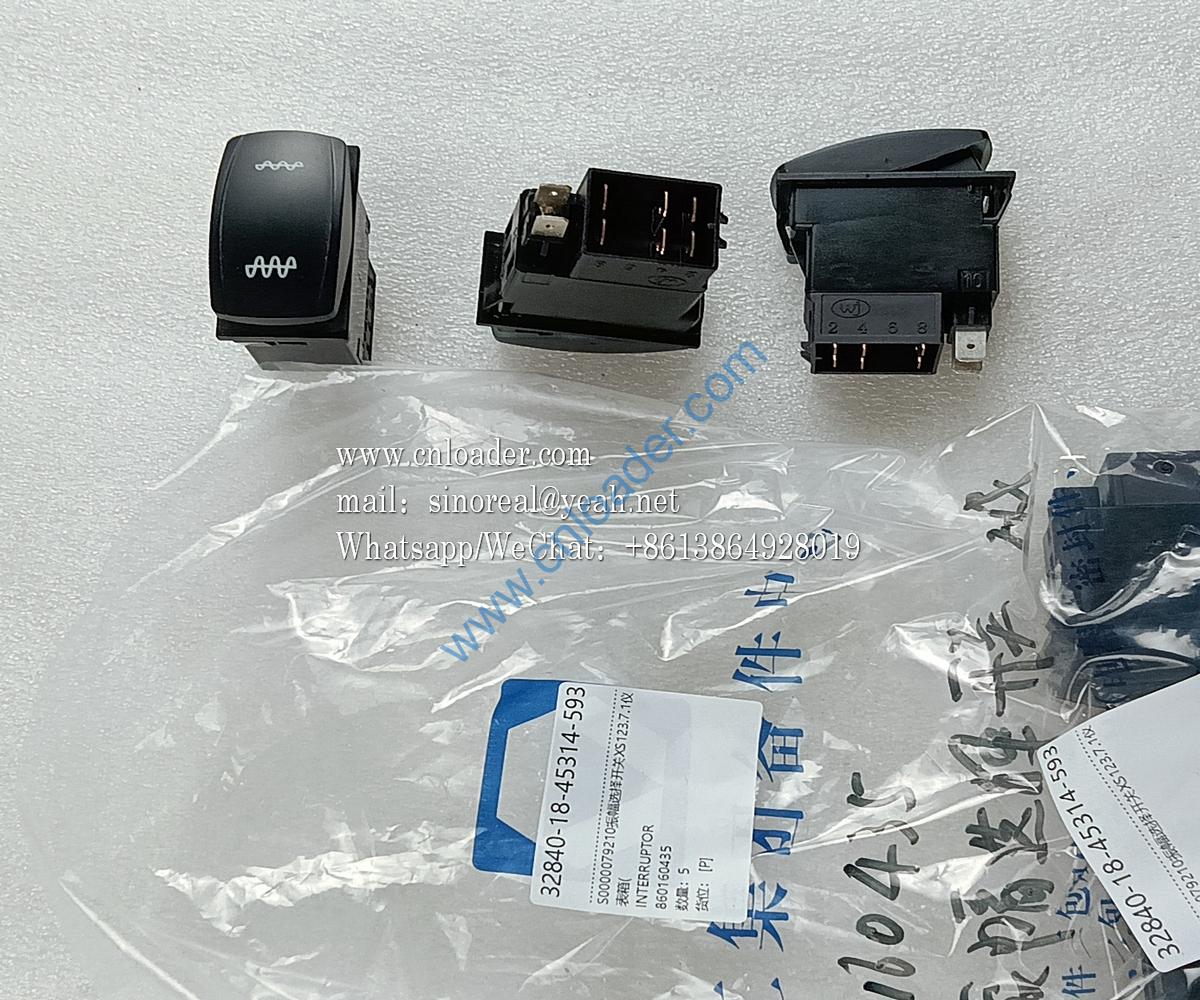 XCMG part XS123.7.1 instrument box amplitude selection switch 860160435 S0000079210