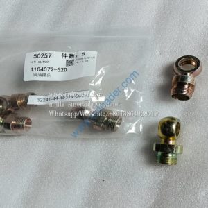 FAW Dachai Deutz parts oil return connector 1104072-52D