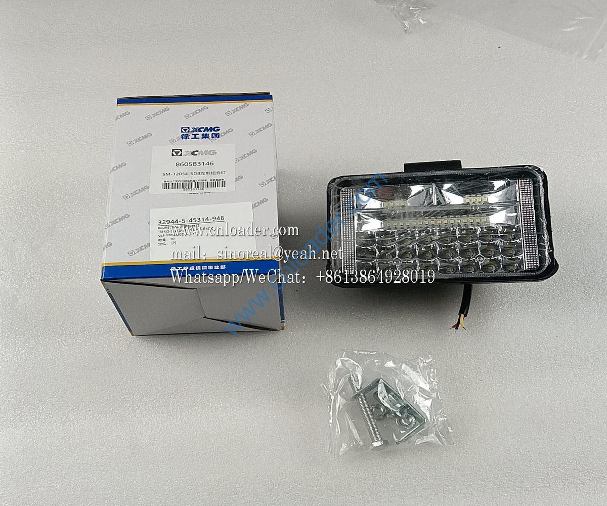 XCMG part Left front combination lamp 860583146 - Image 2