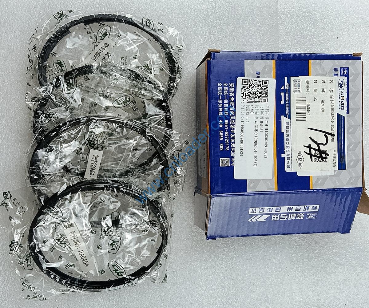 YUNNEI engine part piston ring HA0454 4102QBZ-04-100A 4102QBZ-04-002A 4102QBZ-04-003A, 4102QBZ-04.01B