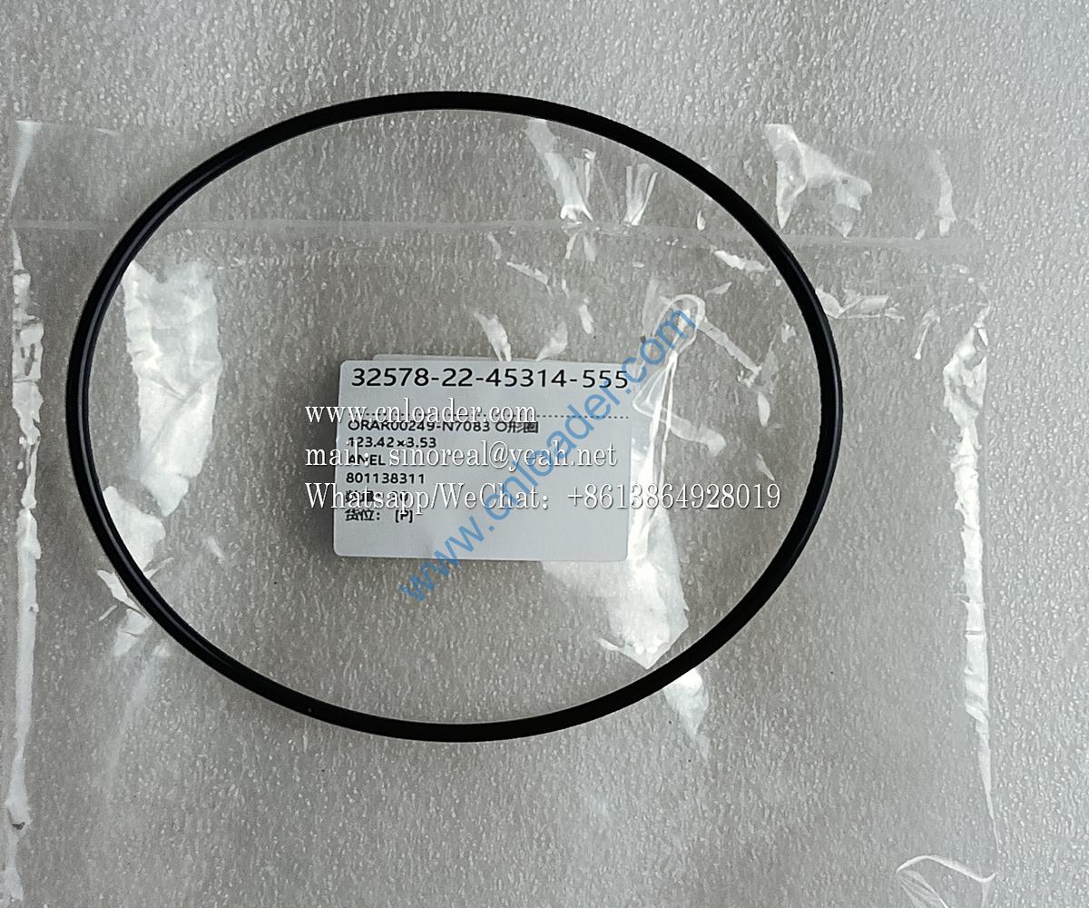 XCMG part ORAR00249-N7083 O-ring 123.42×3.53 801138311