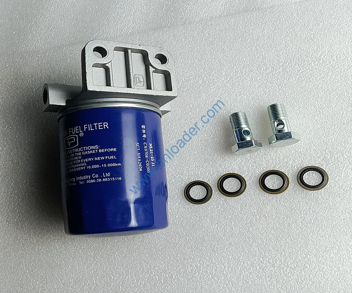 YUNNEI engine part diesel filter assembly SHA2404 CX0708 490QI-24000 SHA2402 - Image 2