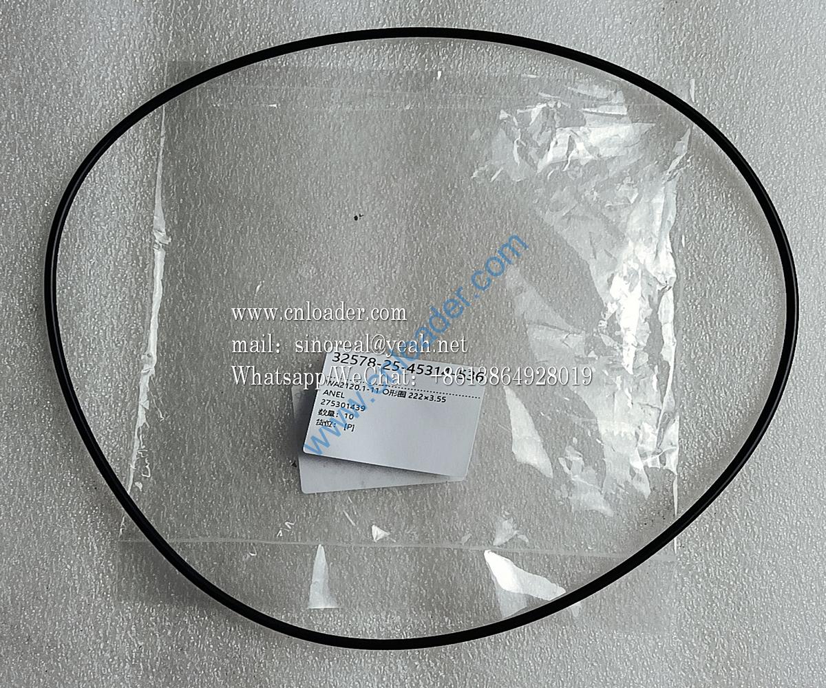 XCMG parts WA2120.1-11 O-ring 222×3.55 275301439