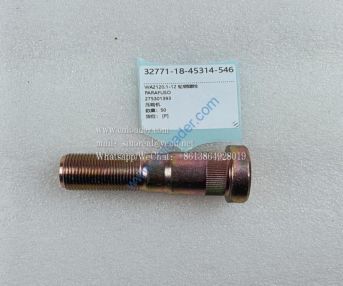 XCMG parts WA2120.1-12 Rim bolt 275301393