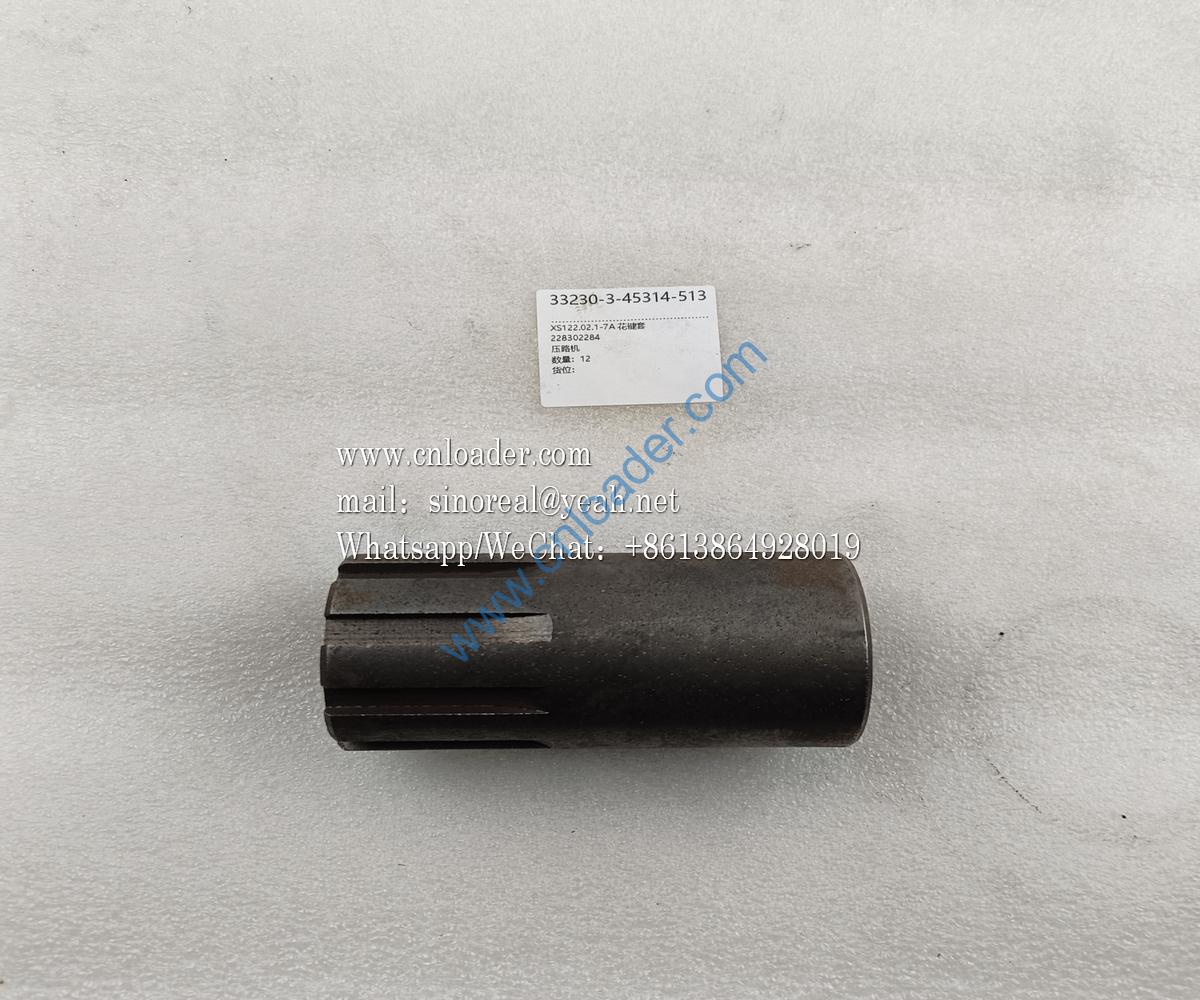 XCMG parts XS122.02.1-7A spline sleeve 228302284